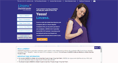 Desktop Screenshot of linzess.com